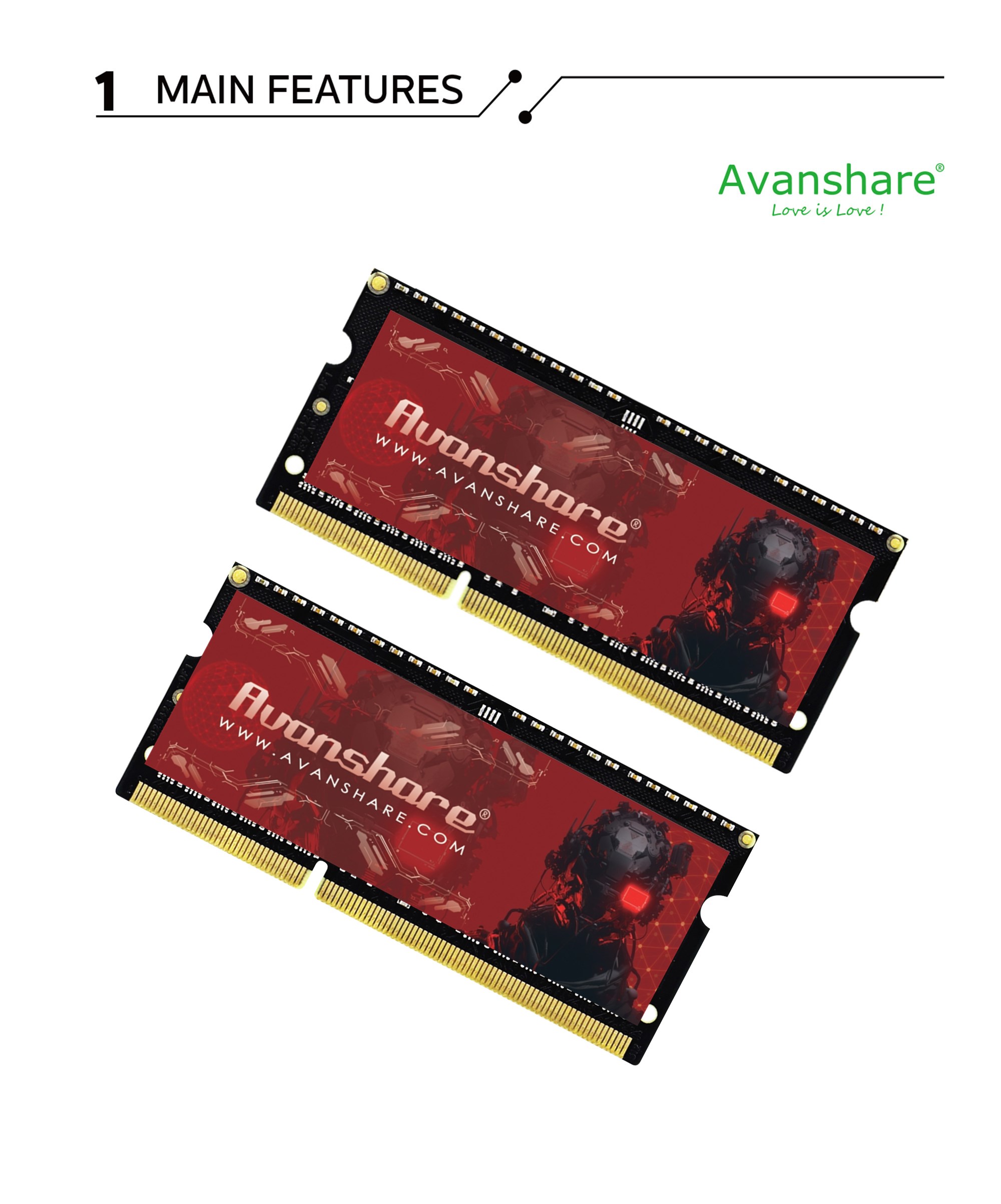 Ddr5 4800Mhz - Mémoire RAM Avanshare DDR5 DDR4 DDR3