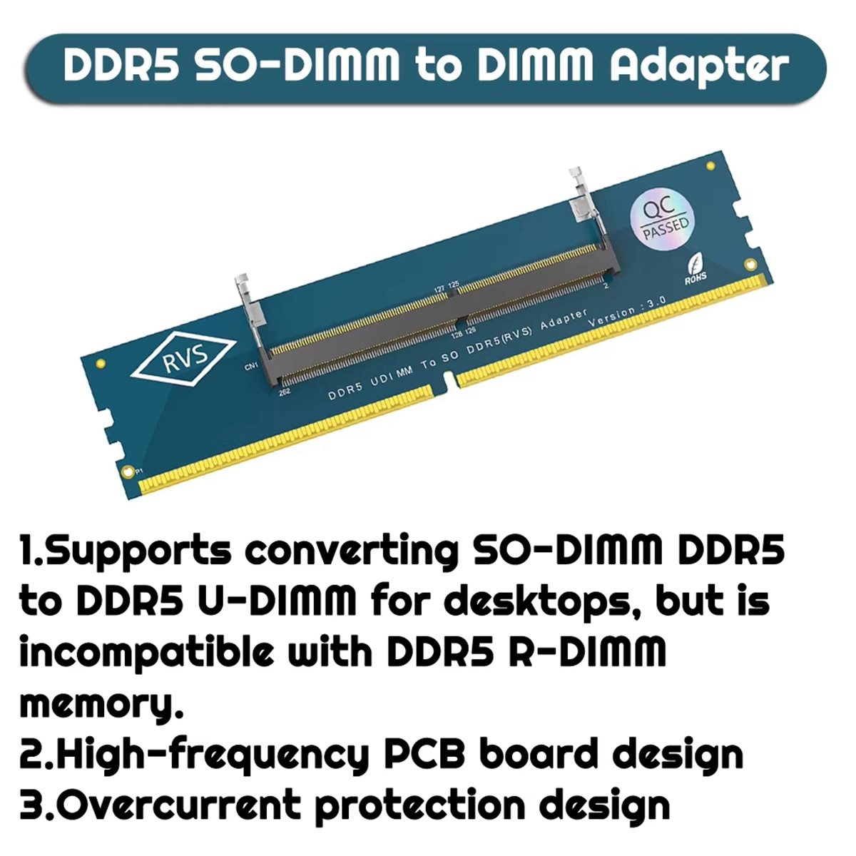 Adaptateur de mémoire T35C 2PC - Ddr5 Sodimm avis et prix