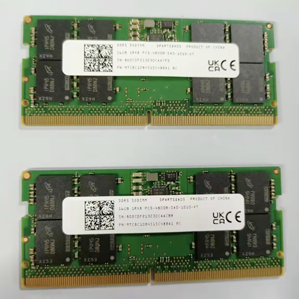 1 pièces RAM 16GB 16G 1RX8 PC5 - Ddr5 Laptop Ram avis et prix