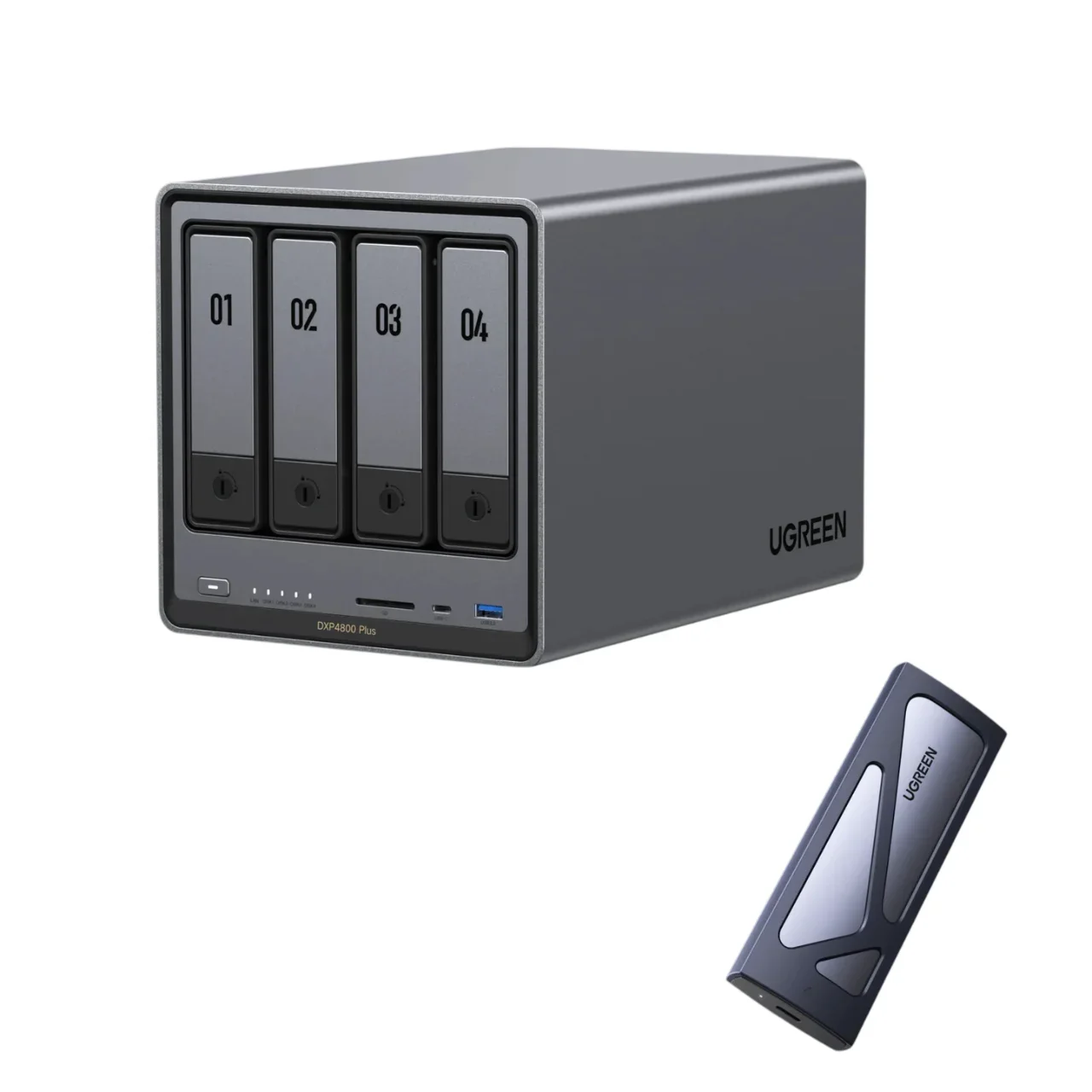 NASync DXP4800 Plus 4 supports - Ddr5 8Gb avis et prix